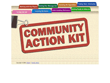 Tablet Screenshot of communityactionkit.org